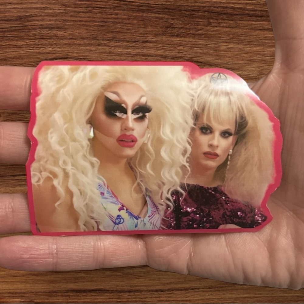 Trixie and Katya sticker ￼